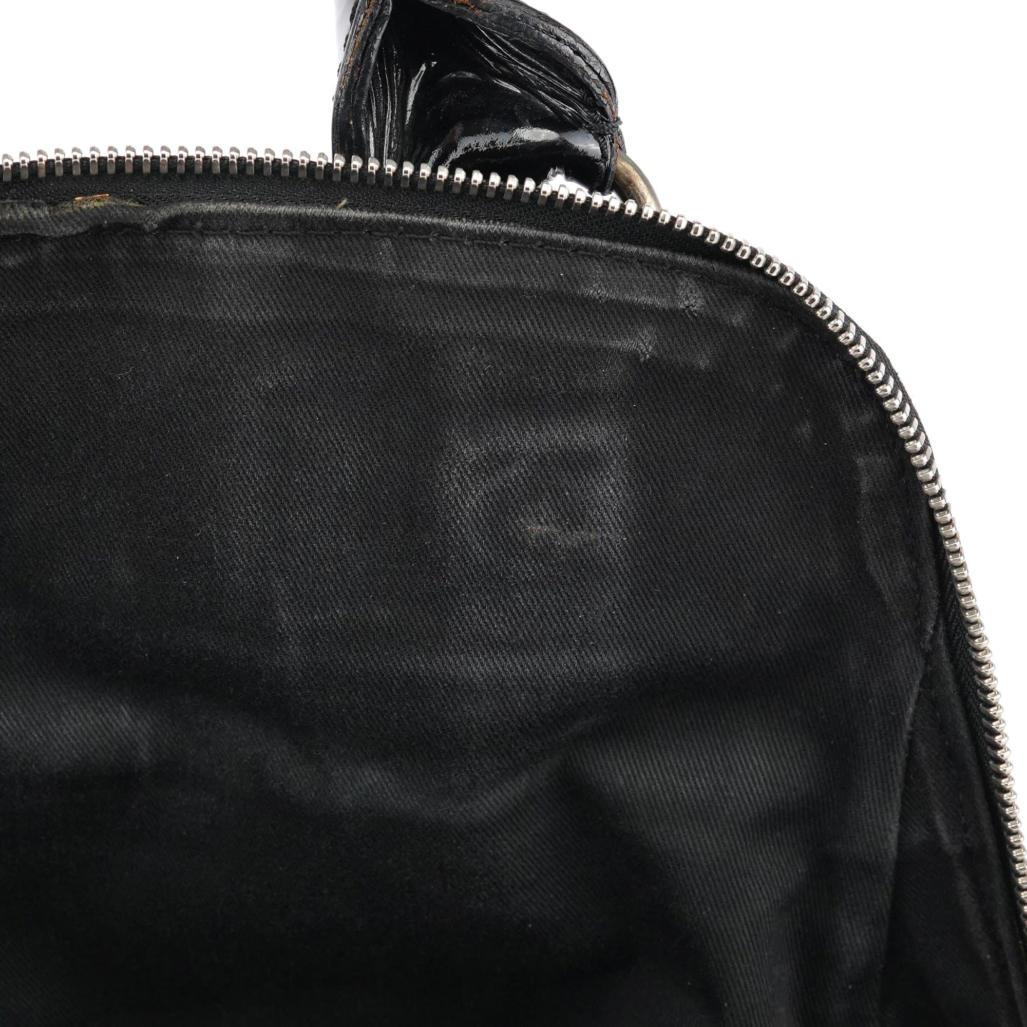 Chloé Sac cabas Bay en cuir verni noir