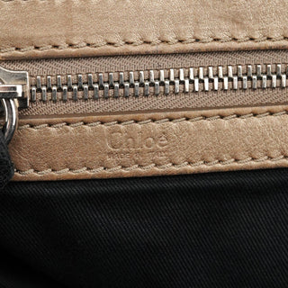 Chloe Black Patent Leather Bay Tote Bag