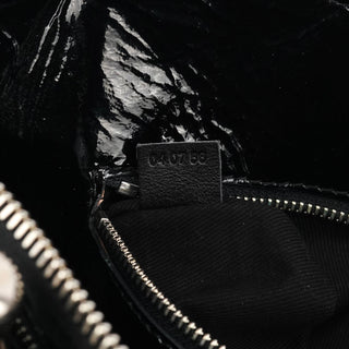 Chloe Black Patent Leather Bay Tote Bag