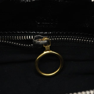 Chloe Black Patent Leather Betty Tote Bag