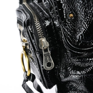 Chloe Black Patent Leather Betty Tote Bag