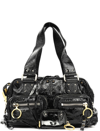 Chloe Black Patent Leather Betty Tote Bag