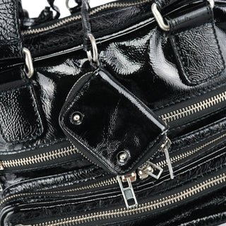 Chloe Black Patent Leather Betty Tote Bag