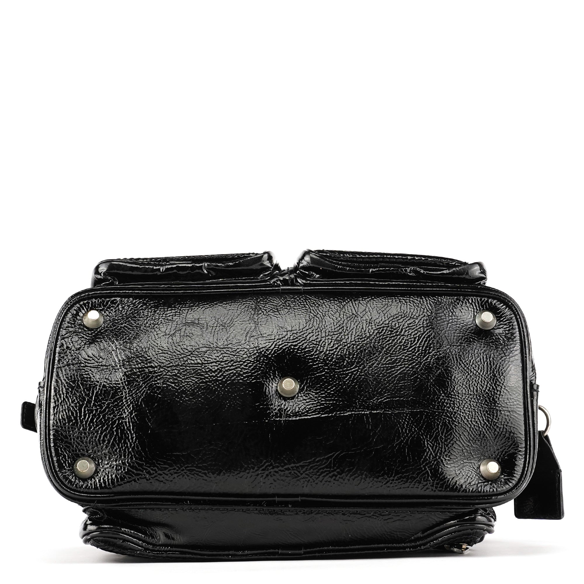 Chloé Sac cabas Betty en cuir verni noir