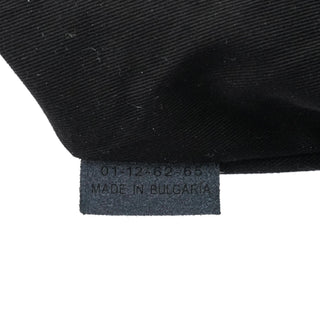 Chloe Black Pebbled Leather Zipper Tote Bag