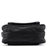 Chloé Sac deux portés Paraty en python noir
