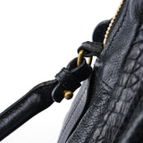 Chloé Sac deux portés Paraty en python noir