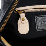 Chloé Sac deux portés Paraty en python noir