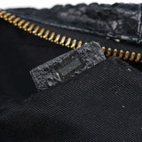 Chloé Sac deux portés Paraty en python noir