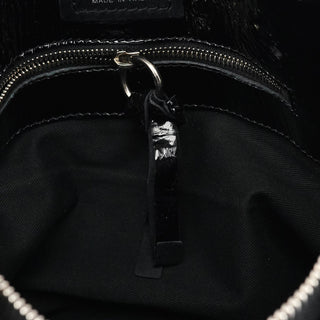 Chloe Black Quilted Patent Leather Bay Tote Bag