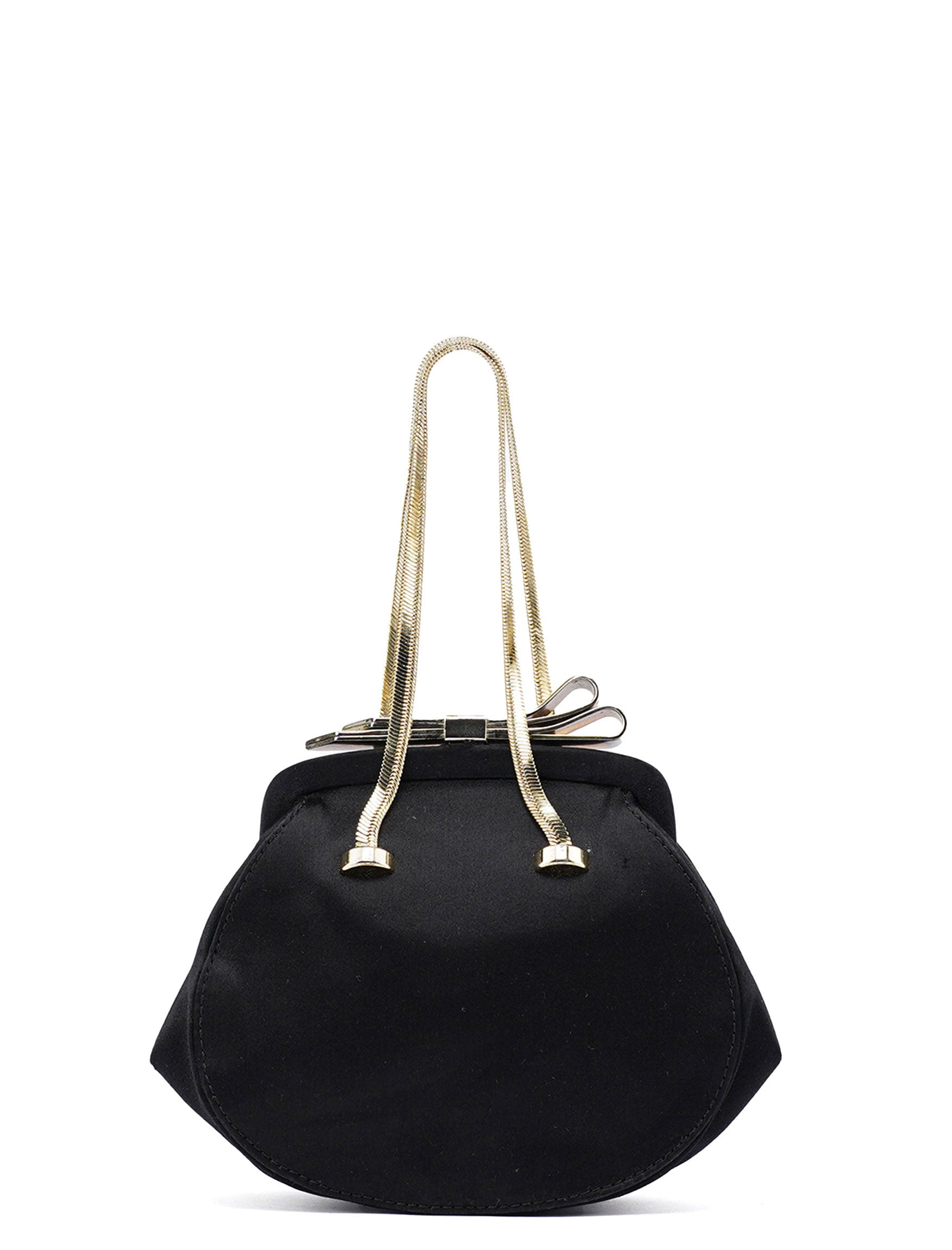 Chloé Black Satin Mini Bag