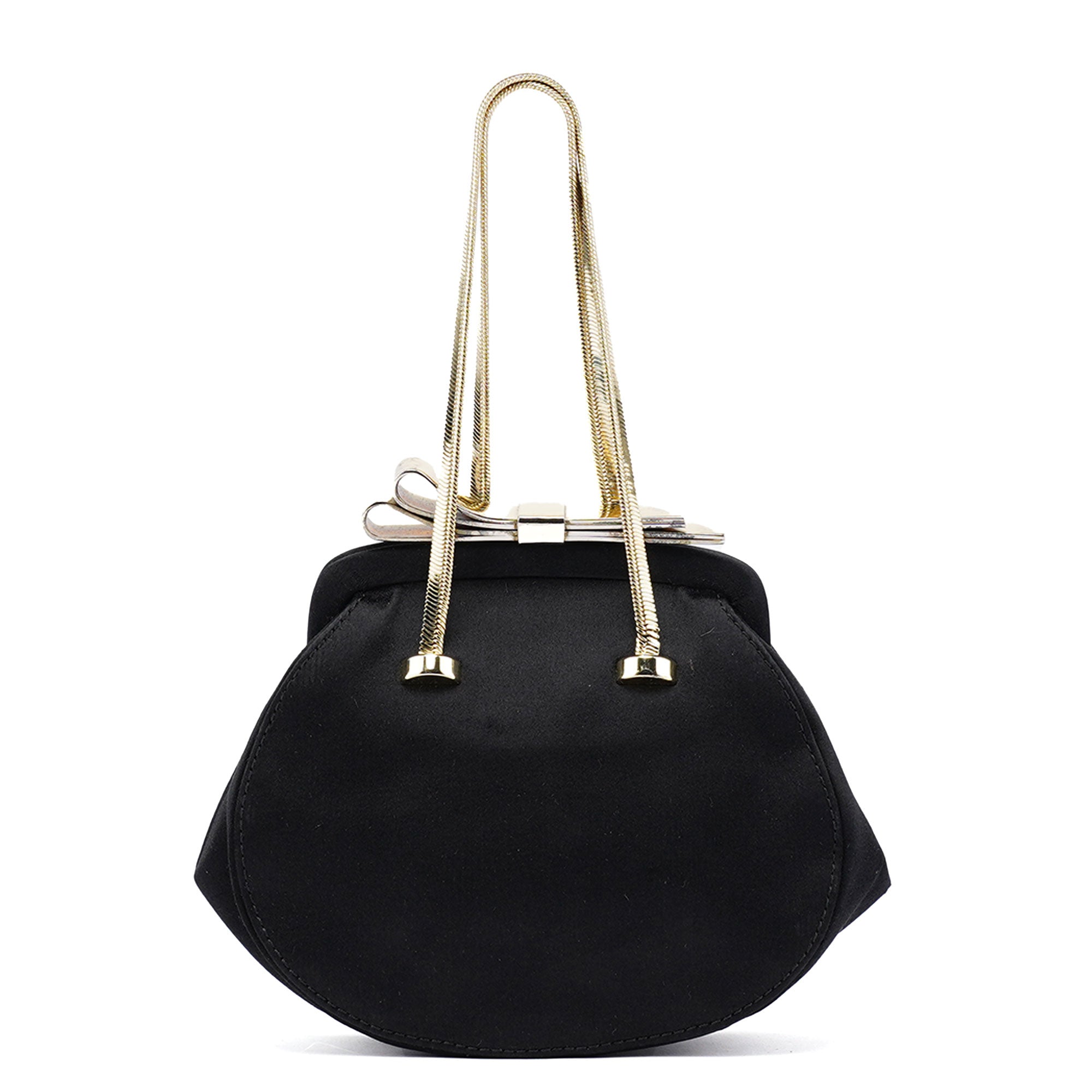 Chloé Black Satin Mini Bag