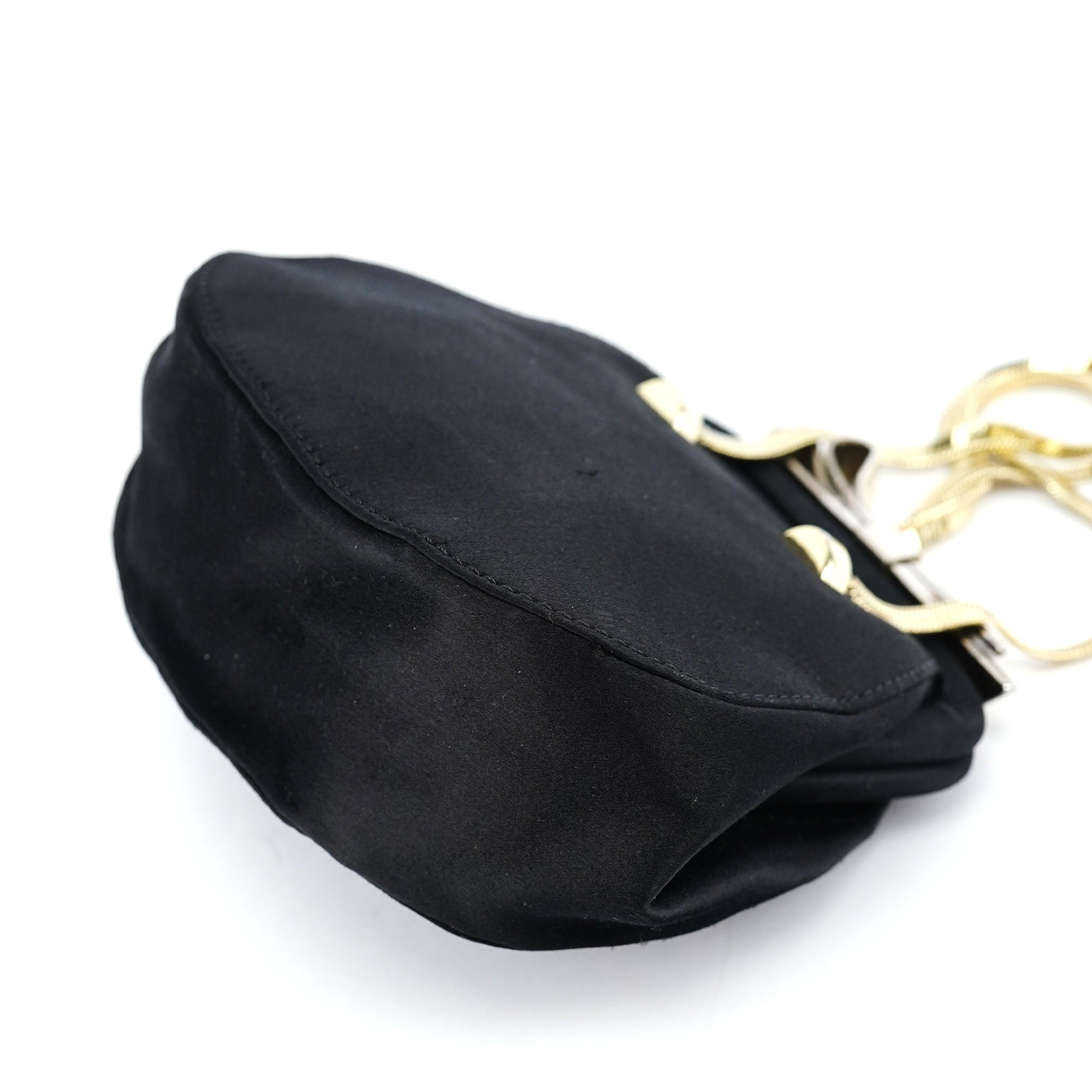 Chloé Black Satin Mini Bag