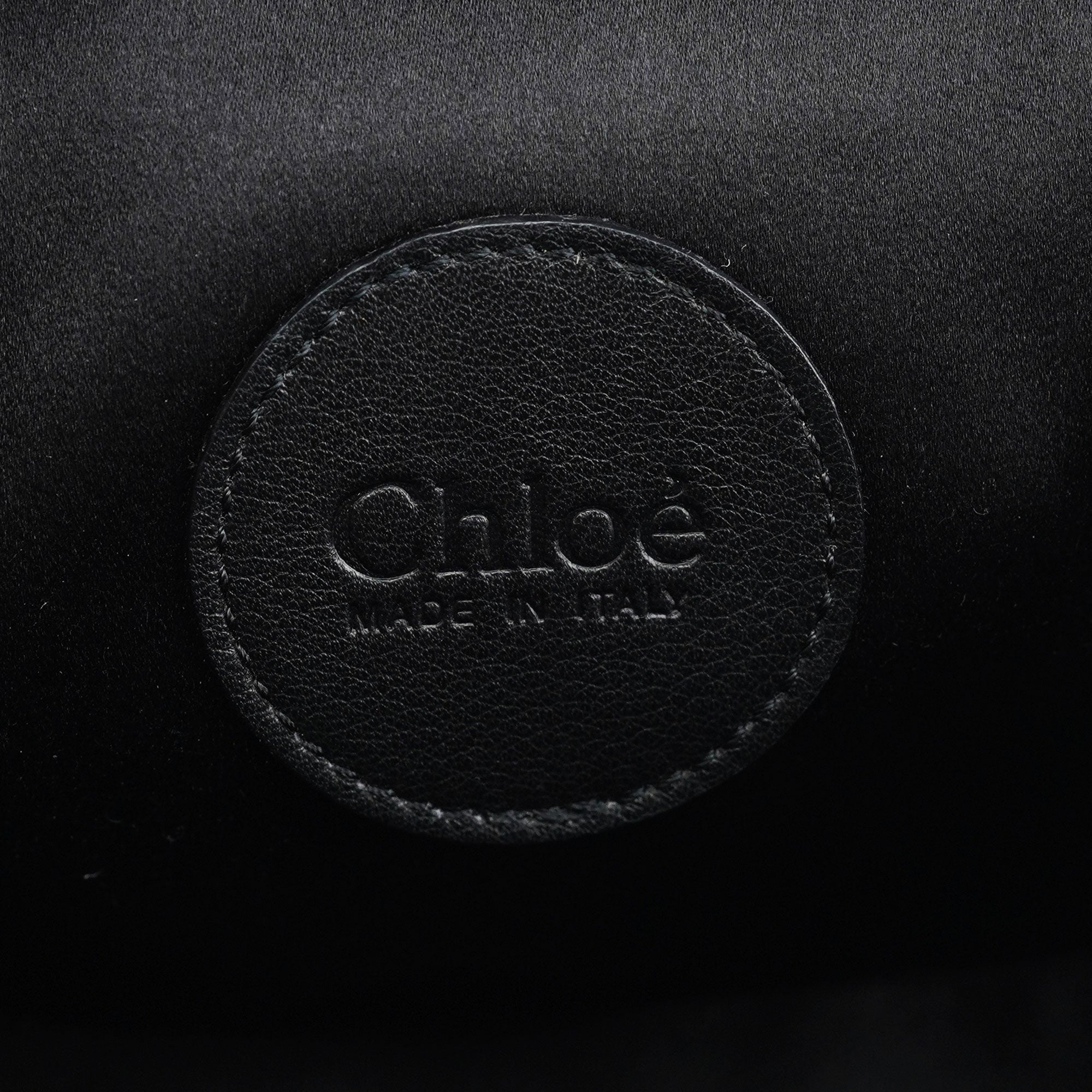 Chloé Black Satin Mini Bag