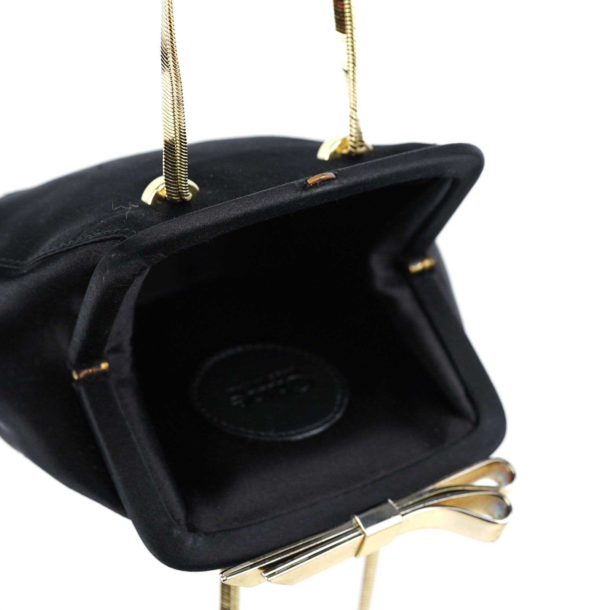 Chloé Black Satin Mini Bag