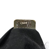 Chloé Borsa a spalla in shearling nero con decorazioni e catena