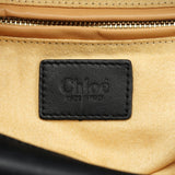 Chloé Black Silver Calfskin Paraty 2-Way Shoulder Bag