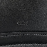 Chloé Black Silver Calfskin Paraty 2-Way Shoulder Bag