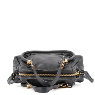 Chloé Black Small Leather Paraty 2-Way Shoulder Bag