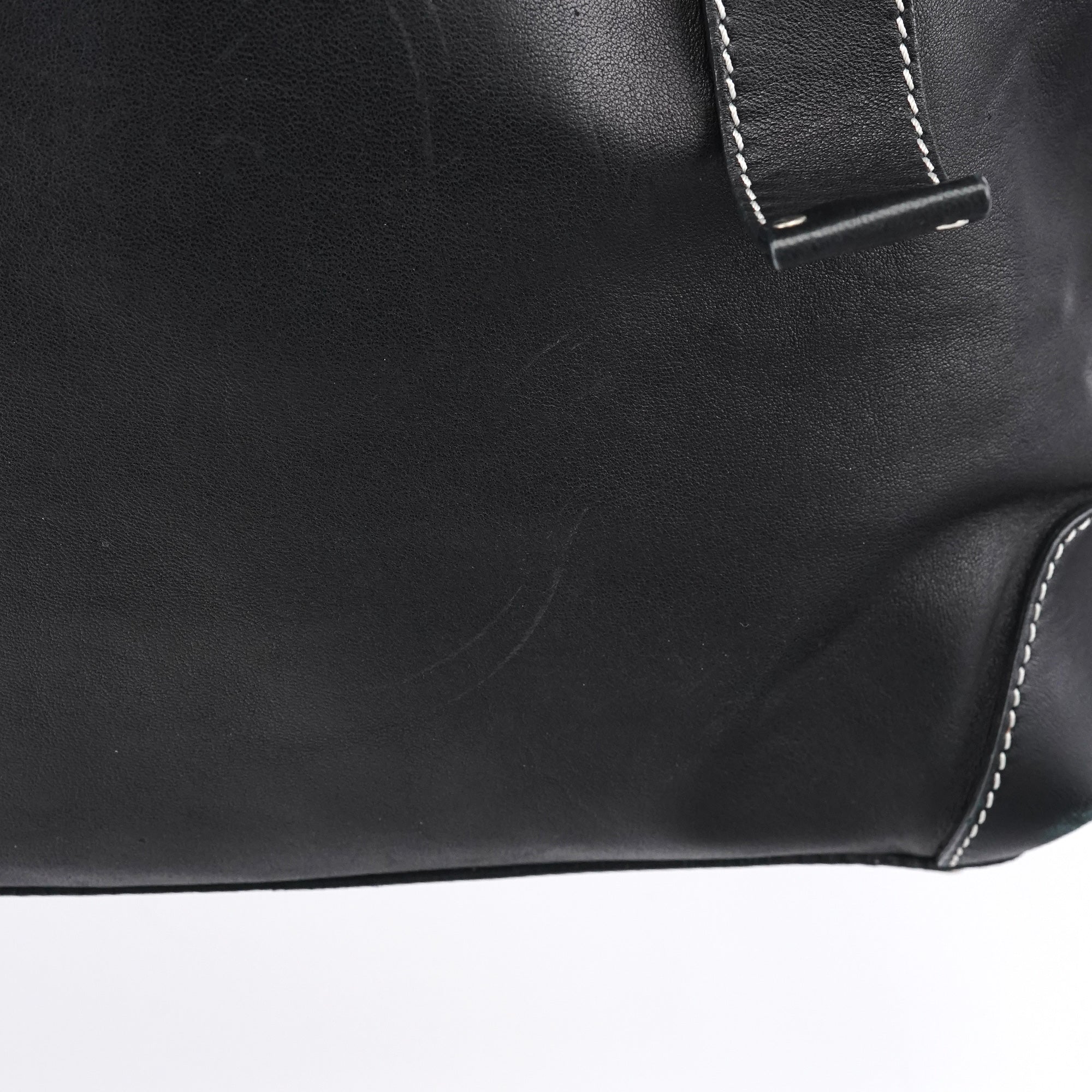 Chloe Black Studded Leather Tote Bag