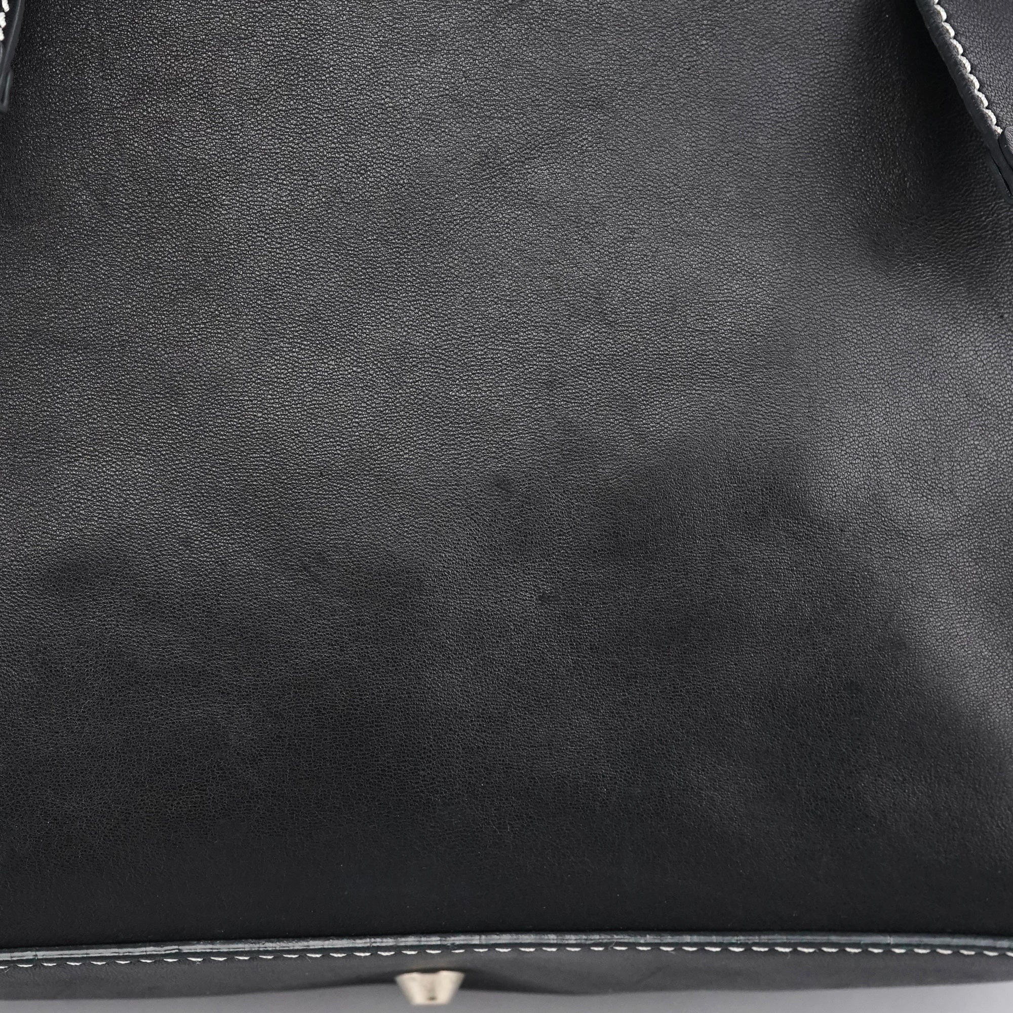 Chloe Black Studded Leather Tote Bag