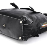 Chloe Black Studded Leather Tote Bag