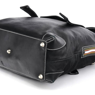 Chloe Black Studded Leather Tote Bag