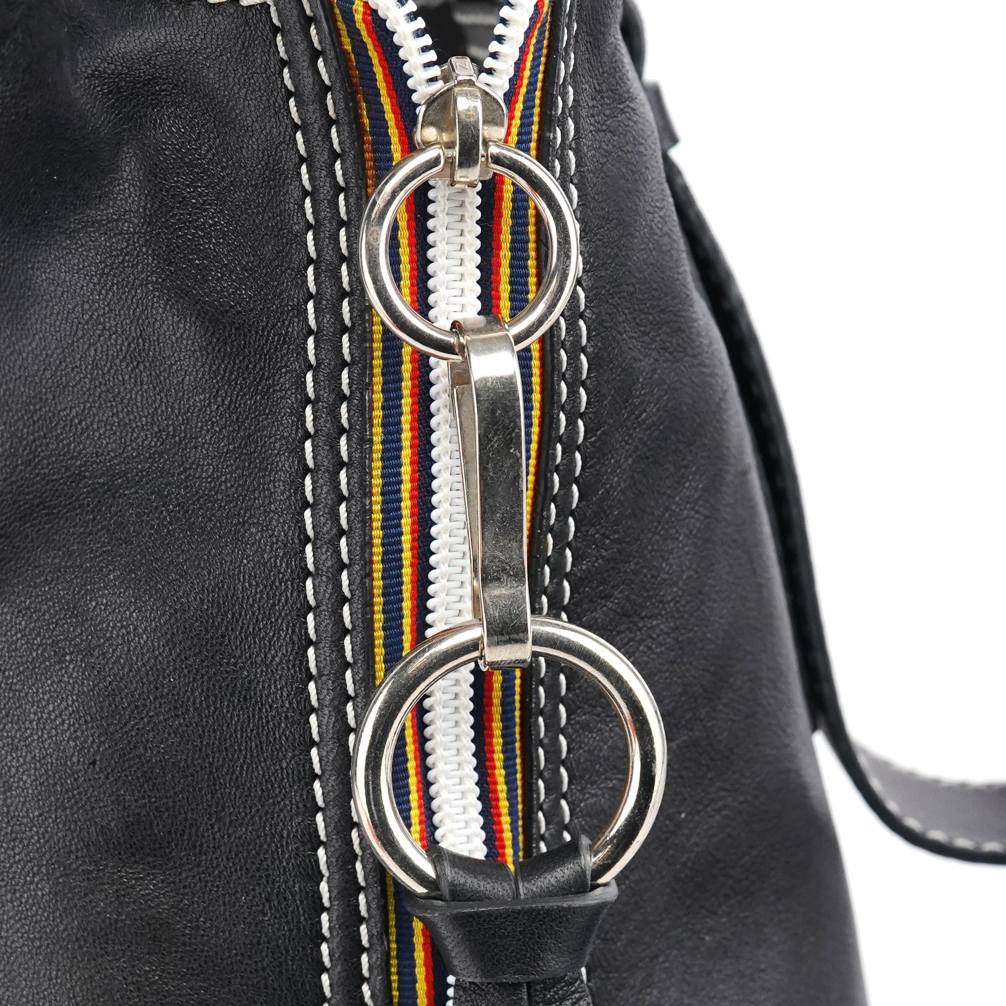 Chloe Black Studded Leather Tote Bag