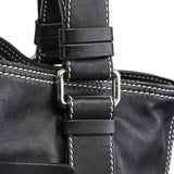 Chloe Black Studded Leather Tote Bag
