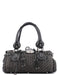 Chloé Black Tweed Paddington Shoulder Bag