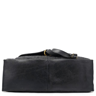 Chloe Blue Denim Leather Marcie 2-Way Bag