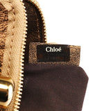 Chloe Bronze Leather Heloise Tote Bag