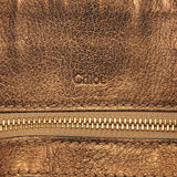 Chloe Bronze Leather Heloise Tote Bag