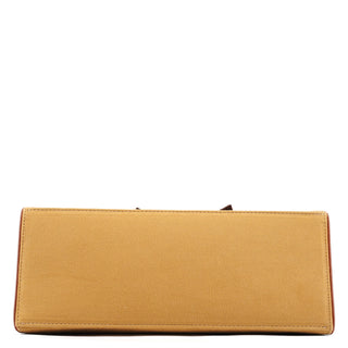 Chloé Brown Beige Floral Embroidered Bag