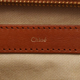 Chloé Brown Black Calfskin Leather 2-Way Bag