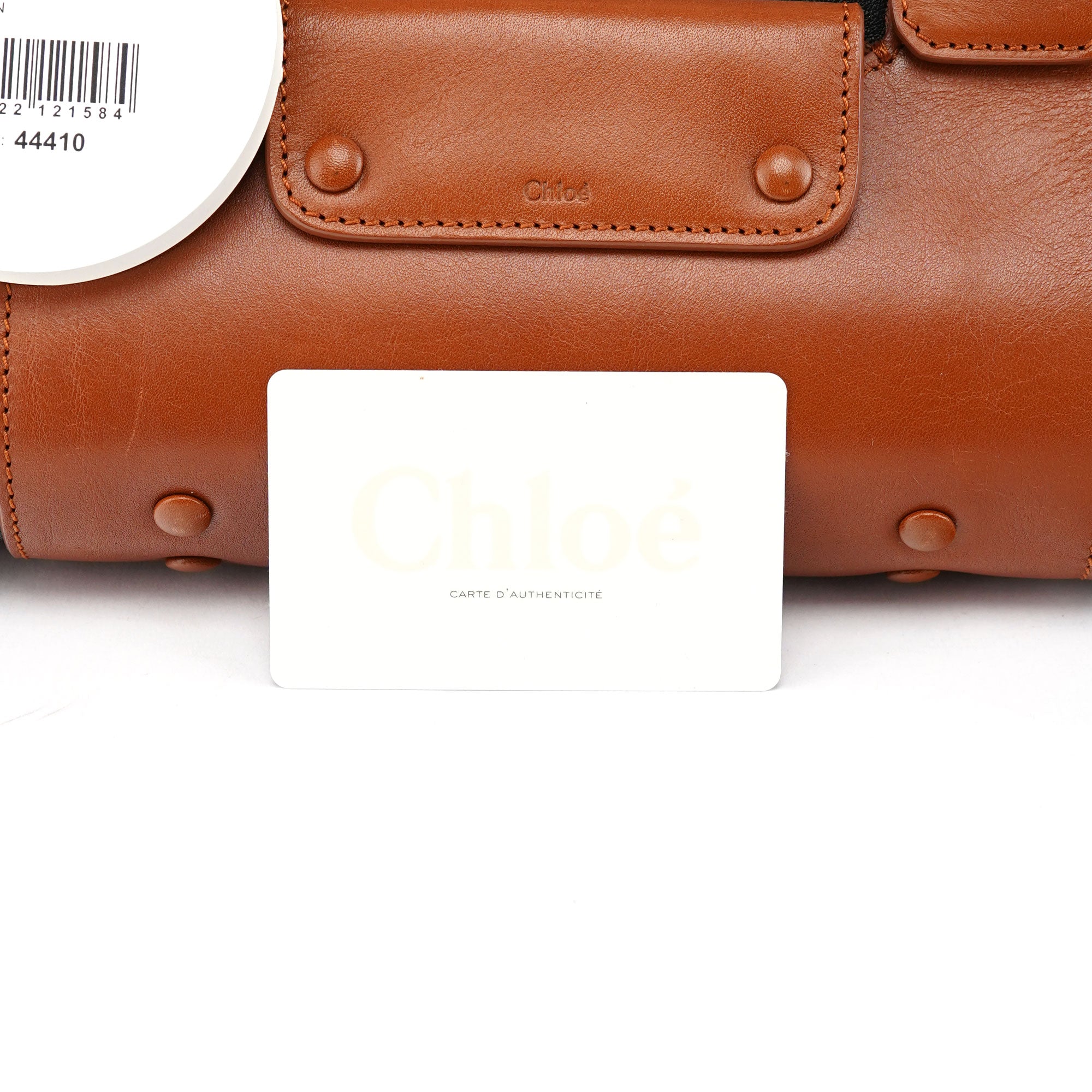 Chloé Brown Black Calfskin Leather 2-Way Bag