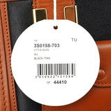 Chloé Brown Black Calfskin Leather 2-Way Bag