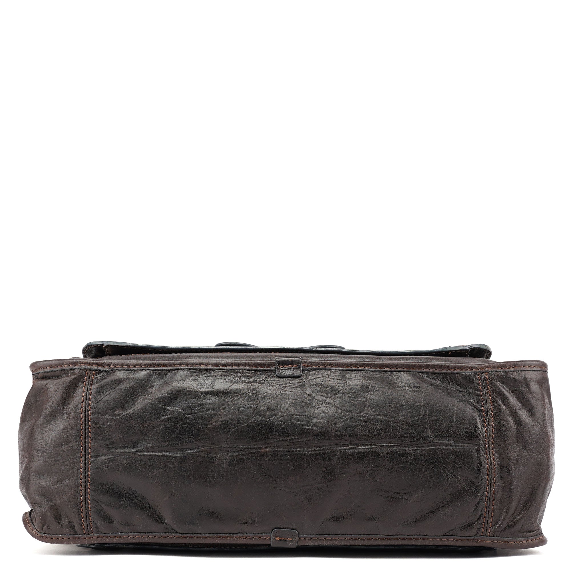 Chloé Brown Calfskin Bay Tote Bag