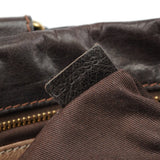 Chloé Brown Calfskin Bay Tote Bag