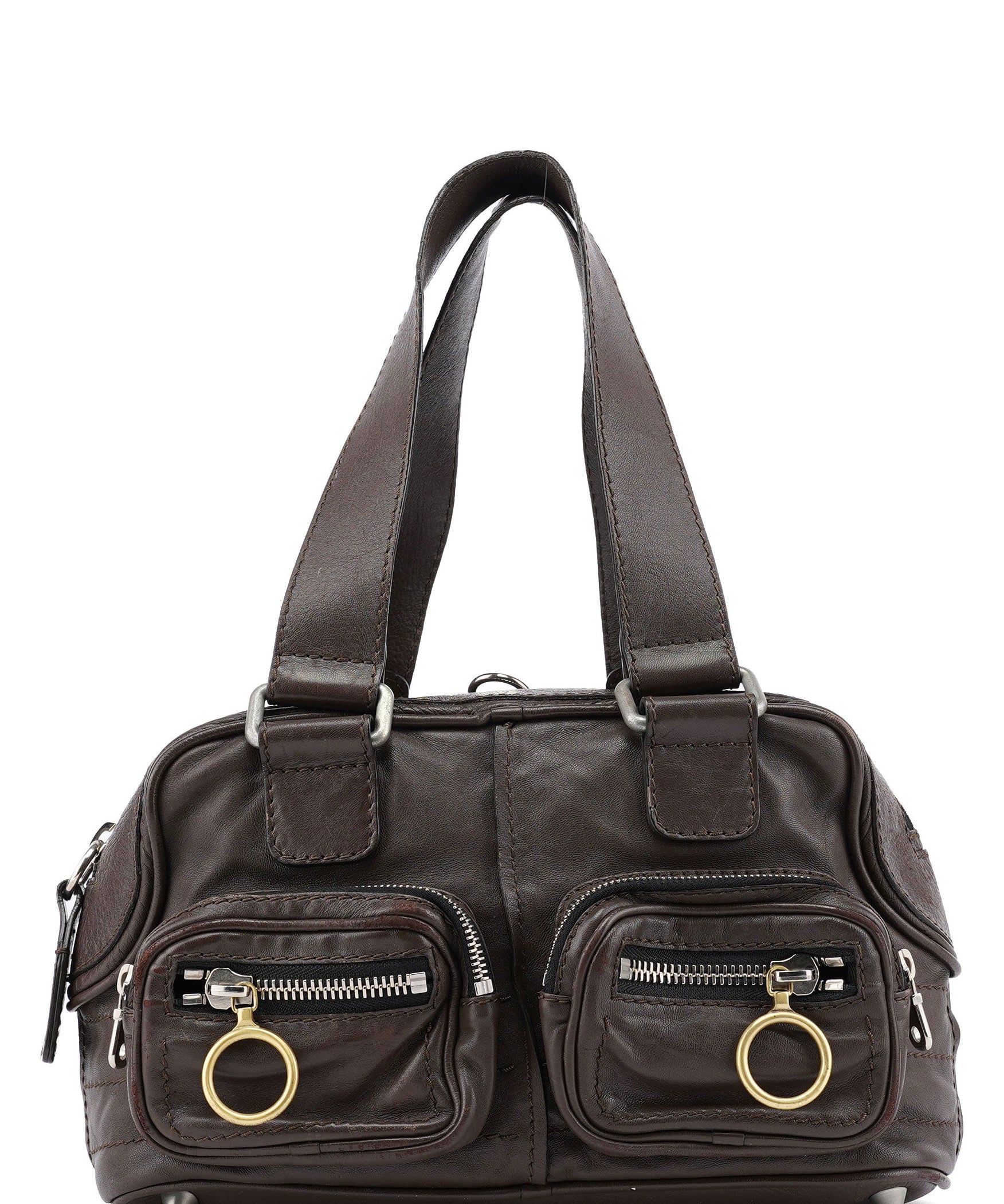 Chloé Brown Calfskin Betty Tote Bag