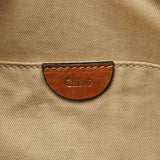 Chloé Brown Calfskin Boston 2-Way Bag