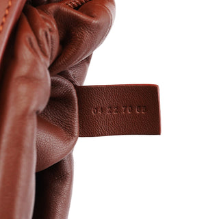 Chloe Brown Calfskin Leather C Shoulder Bag