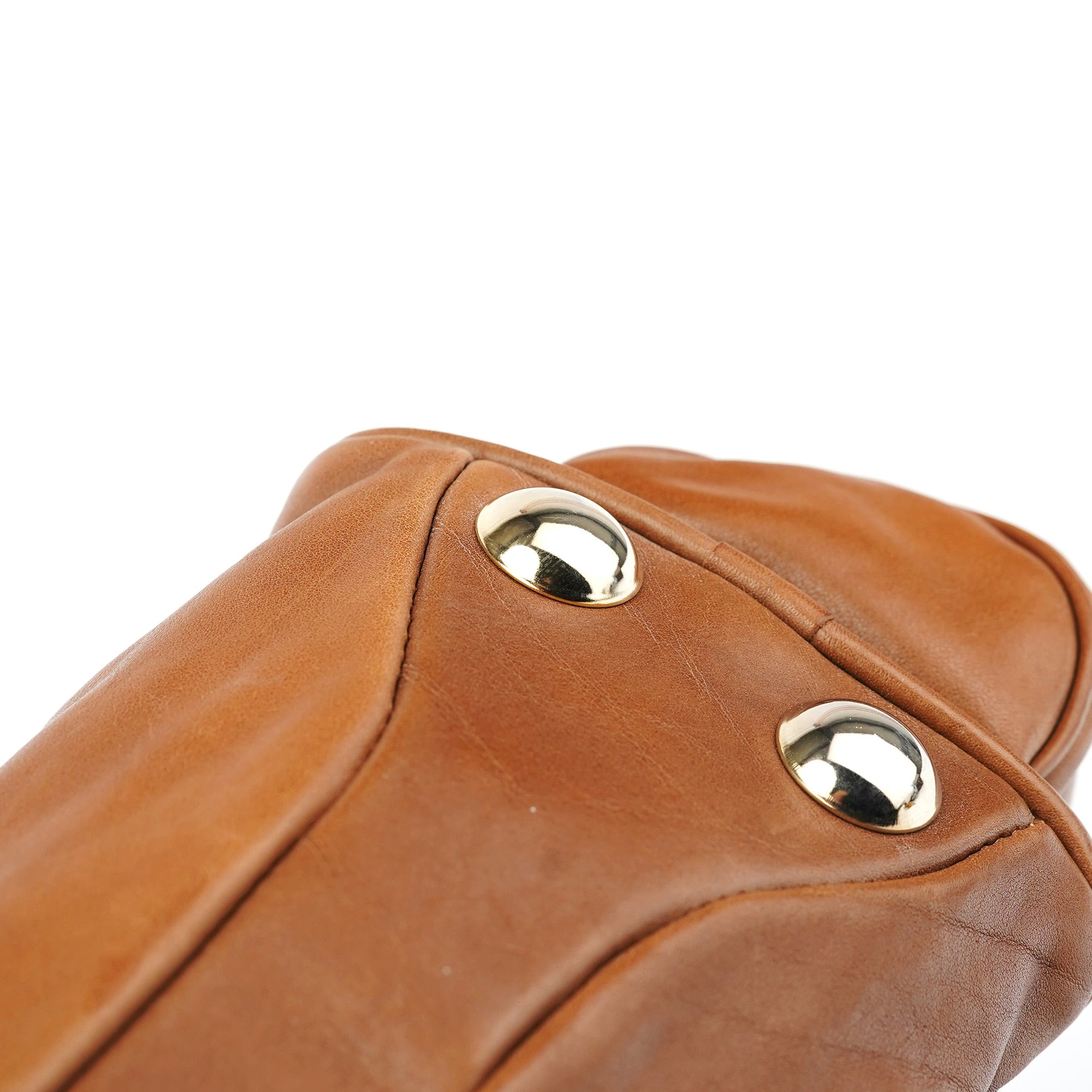 Chloé Sac cabas deux portés en cuir d'agneau marron