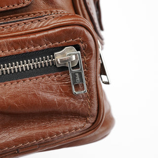 Chloé Brown Lambskin Betty Tote Bag