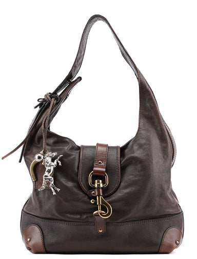 Chloé Brown Lambskin Kerala Shoulder Bag