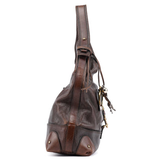 Chloé Brown Lambskin Kerala Shoulder Bag