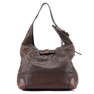 Chloé Brown Lambskin Kerala Shoulder Bag