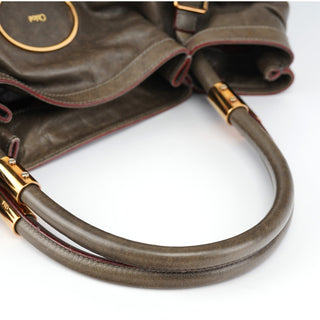 Chloé Brown Lambskin Leather Tote Bag