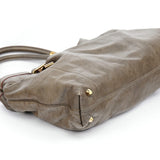 Chloé Brown Lambskin Leather Tote Bag