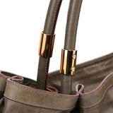 Chloé Brown Lambskin Leather Tote Bag